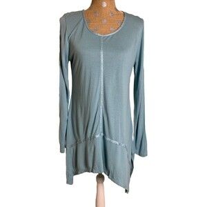 Soft Surroundings SOFIA Fairy Top Asymmetrical Hem Lagenlook Med Whimsical Layer